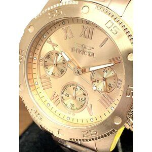 Invicta Women's Watch 28057 Wildflower Quartz Chronograph Rose Gold Steel